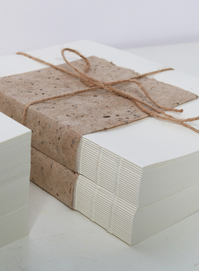 新中式书纸块麻绳土纸半包捆书装饰摆件软装饰品样板间书架桌面