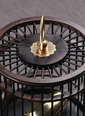 新中式风样板间书房软装饰工艺品