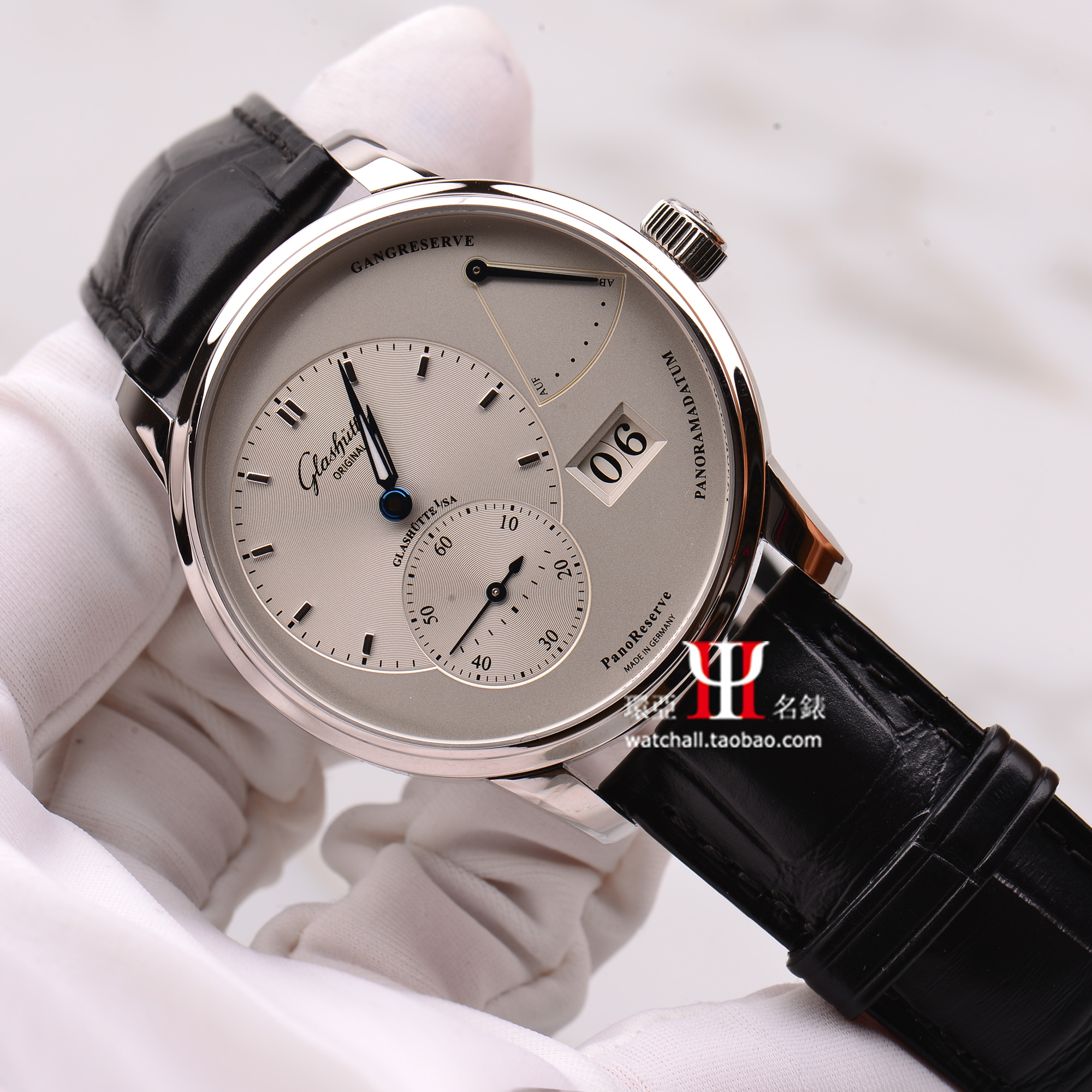 【秒发】Glashutte格拉苏蒂动储背透机械表65-01-22-12-04