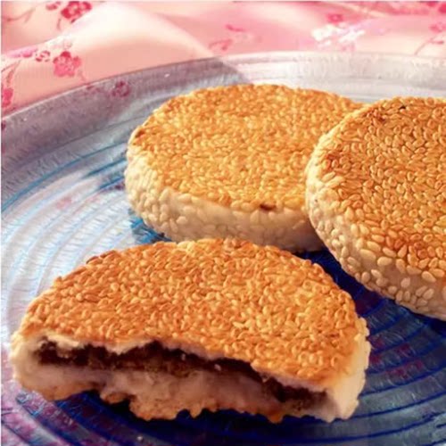 扬子江伴手礼盒装230g湖北黄石特产港饼芝麻馅饼糕点休闲零食小吃 - 图1