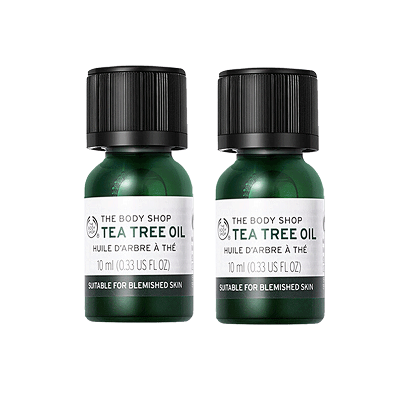 farmacity海外旗舰店The body shop/美体小铺茶树精油10/20ml去痘粉刺淡化痘印控油2支0