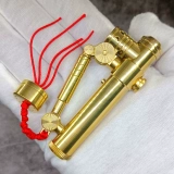 圣哥 Механический ветрозащитный поезд, медная ретро автоматическая зажигалка на керосине