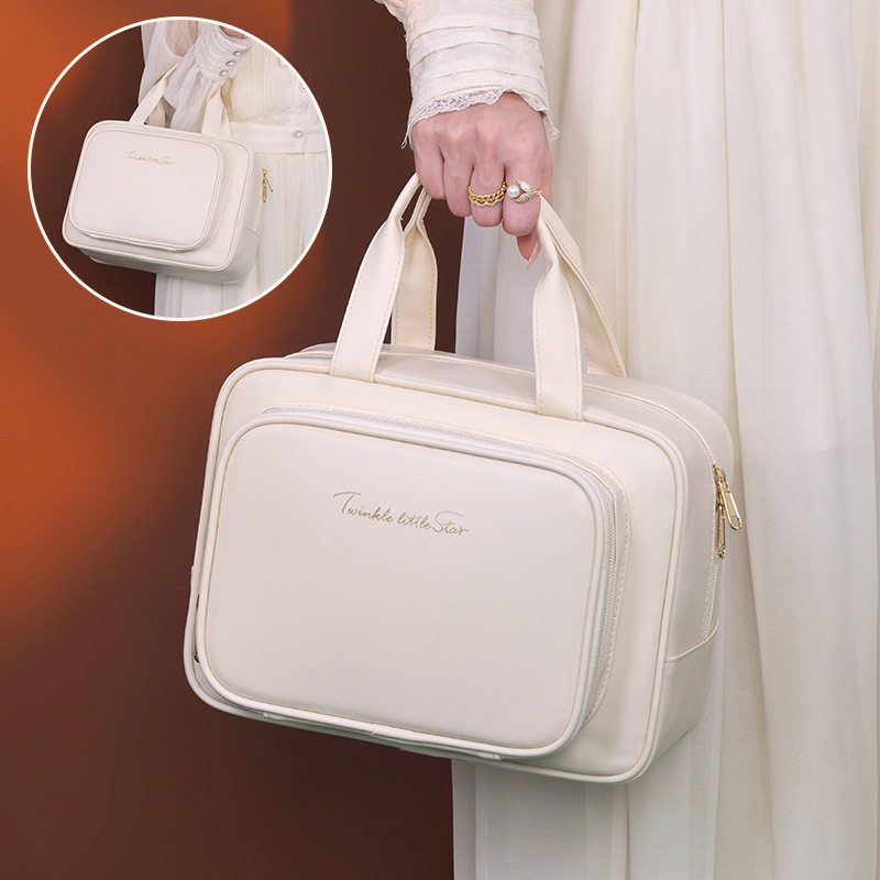 大容量分区收纳贴袋手提包化妆包旅行便携化妆品收纳包洗漱包,淘宝优惠券,粉丝福利购,淘宝优惠卷