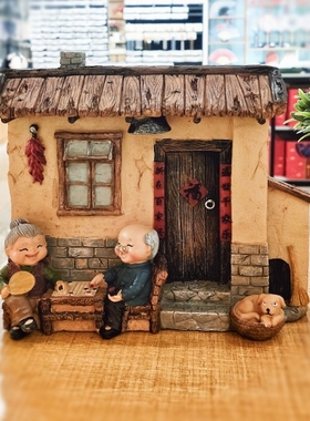 礼品客厅置物架桌面树脂怀旧经典