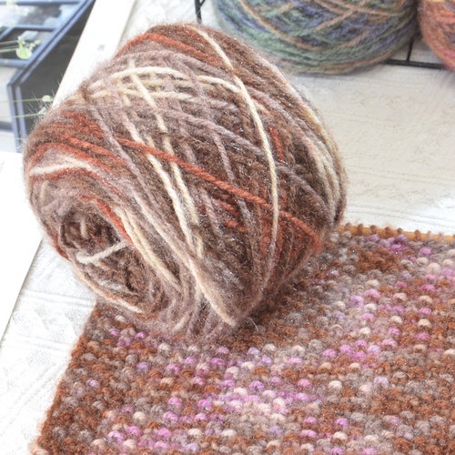 松鼠绒毛线马海毛手工编织毛衣棒针宝宝线帽子线段染线围巾线批发 - 图0