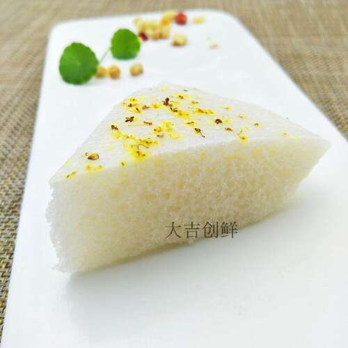峰仔白糖桂花糕 发糕传统手工速冻糕点 糯米糕半成品小吃早餐点心 - 图1