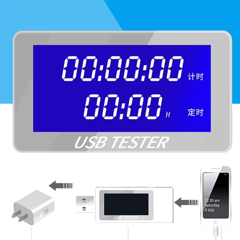 USB Tester Voltmeter Current Voltage Charger Capacity Detect - 图1