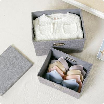 2024 New foldable storage box clothes bras cloth 收纳箱 - 图2