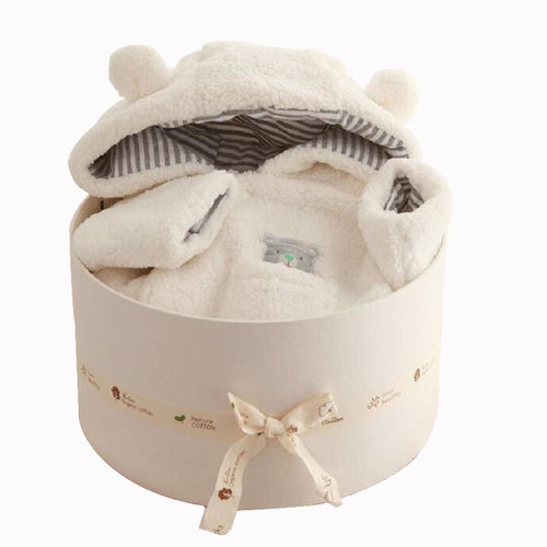 婴儿礼盒套装秋冬新生儿衣服用品保暖男女宝宝连体衣纯棉满月礼物 - 图3