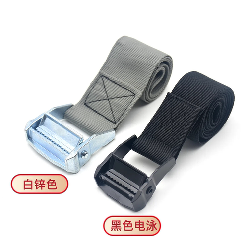 电泳黑色锌合金压扣打包收紧器捆绑带卡板货物固定绳子快速拉紧带 - 图3