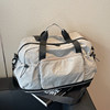 Foldable travel bag wet and dry separation sports fitness bag