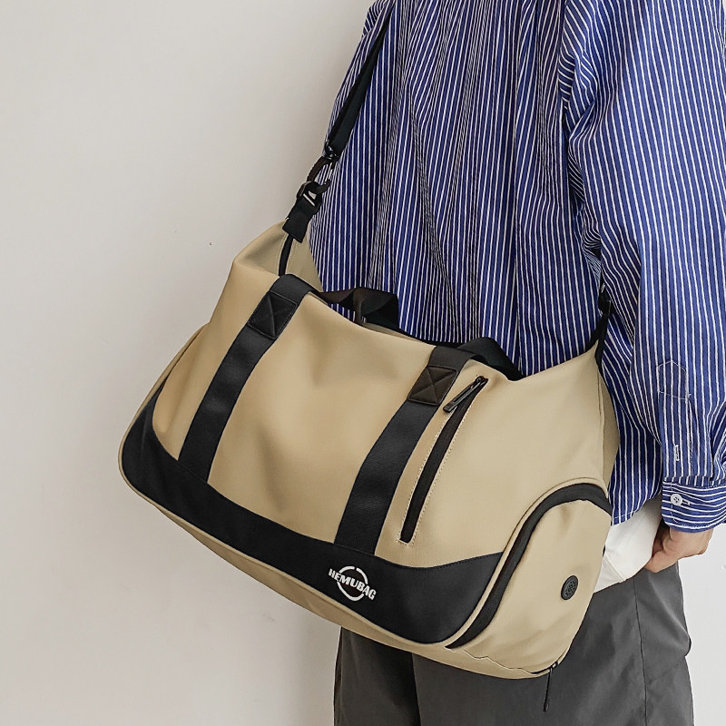 Dry and wet separation lightweight portable large capacity luggage bag