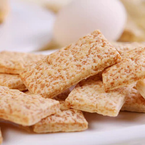 台湾庄家小宸洋方块酥牛扎酥咸蛋黄全麦千层酥牛轧饼干烘焙原材料 - 图0