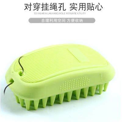 狗狗洗澡刷子泰迪比熊按摩神器通用型宠物用品金毛冲凉沐浴露刷子 - 图0