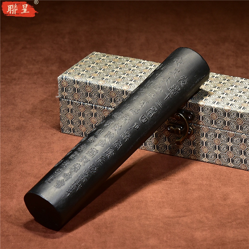 徽墨文房松烟砚台用墨块墨条墨锭铜柱墨约1斤文房四宝书画墨汁书画墨条文房四宝大墨条送礼自用佳品_虎窝淘