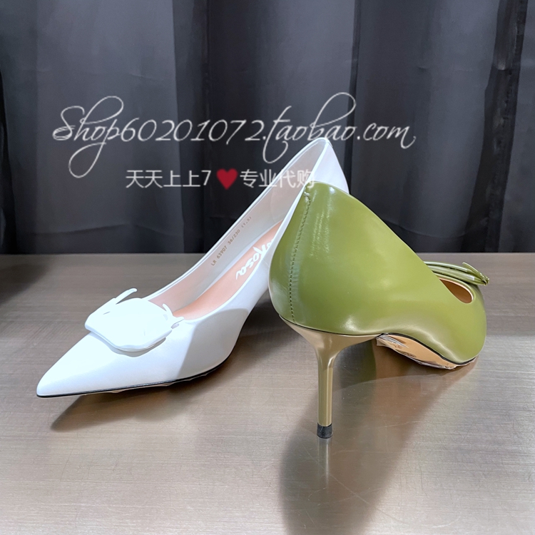 Linea Rosa/恋尚萝莎~2022春季女鞋尖头高跟欧美浅口单鞋 3M63907 - 图3