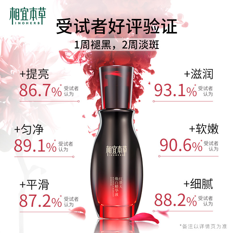 相宜本草红景天淡纹套装紧致礼盒 云繁化妆品面部护理套装