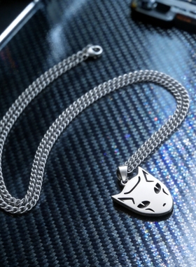 JOJO吉良吉影杀手皇后动漫周边钛钢项链吊坠挂件嘻哈潮流挂饰礼物