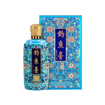 礼盒装钓鱼台珍品一号(珐琅彩)