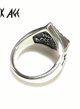 纯银戒指ROCKAGE金属原创