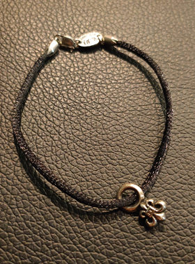 手链s925纯银幸运十字架情侣