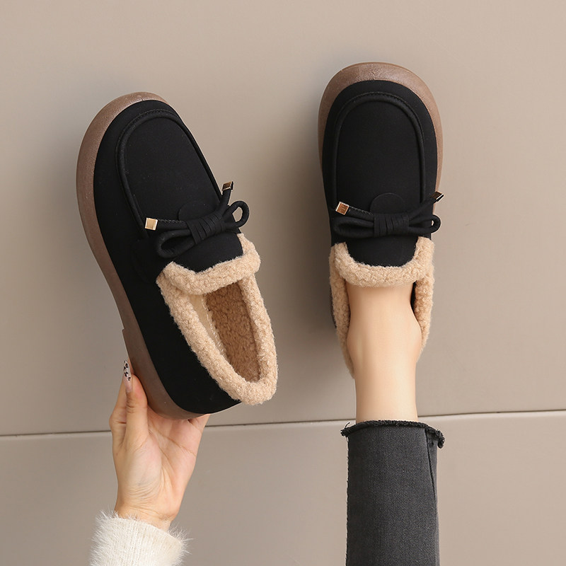 加绒老北京布鞋女棉鞋2025新款冬季防滑软底奶奶鞋保暖妈妈豆豆鞋,淘宝优惠券,粉丝福利购,淘宝优惠卷