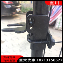 Guard rail connector hook flower mesh accessories fence door shaft hinge lock square pipe round pipe clip door hinged chain stab rope support