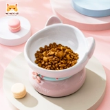 Meow Sian'er Ceramic Cat Bowl для защиты шейного отдела позвоночника Диагональный рот миска для собак может быть перевернута для питомца кошачья корма чаша