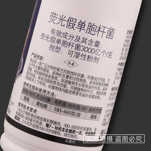 惠民细杰 3000亿孢子 荧光假单胞杆菌 番茄烟草青枯溃疡病 杀菌剂 - 图1