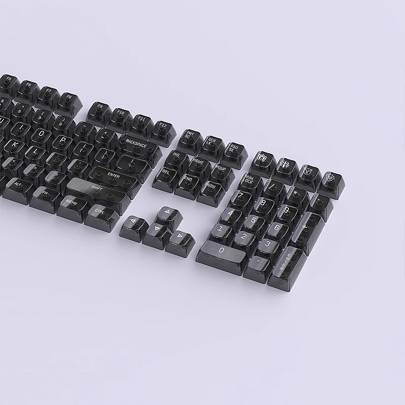ace68白水晶PC透明键盘键帽小全套MDA高度满改ez63/75/87/98/108 - 图3
