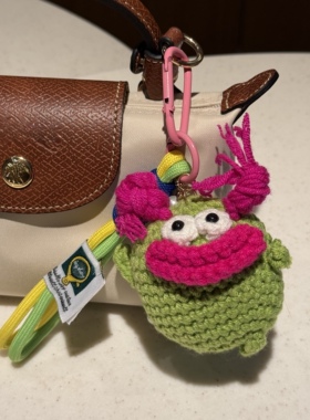 适用龙骧mini手工可爱卡通少女心手绳毛线钩针扣包包挂件包挂饰