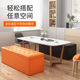 Shoe-changing stool for home door and end of bed sofa stool for sitting