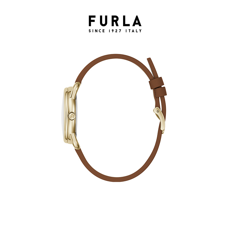 【节日礼物】FURLA芙拉NEW SLEEK系列经典皮质石英女士腕表33MM - 图2