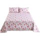 Pastoral printed cotton tribute satin bed sheets and covers custom made