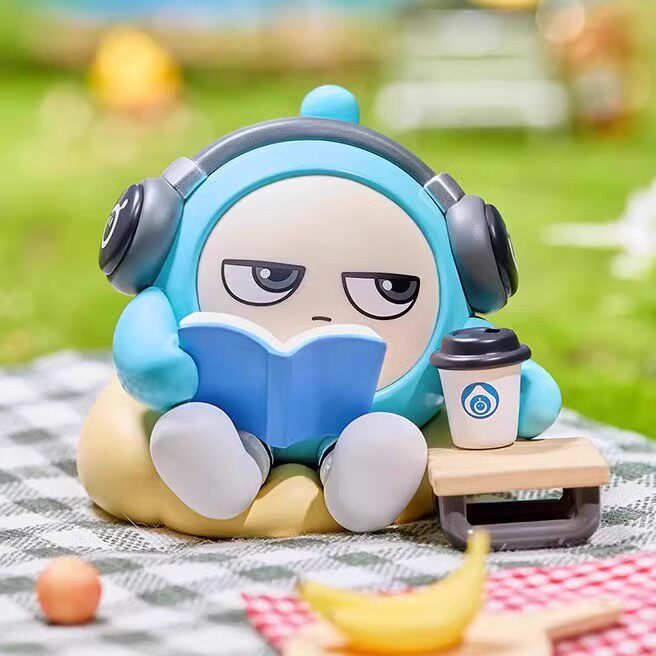 正版蛋仔派对盲盒一起去野餐潮玩具公仔游戏周边蛋小蓝手办礼物