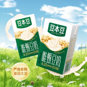 豆本豆唯甄豆奶整箱250ml*24盒营养豆奶早餐奶植物蛋白饮料饮品