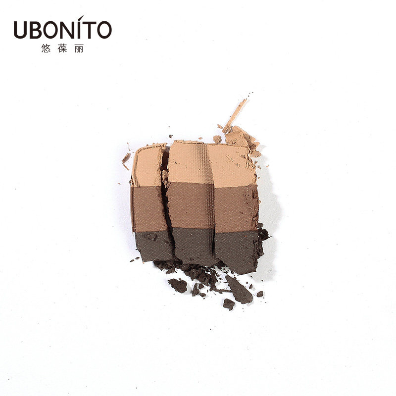 悠葆丽三色立体眉粉修饰眉形防生活 UBONITO悠葆丽眉笔/眉粉/眉膏