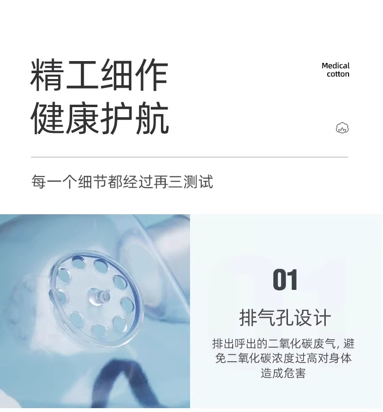 海氏海诺医用鼻氧管吸氧面罩输氧管制氧机配件家用一次性加长软管 - 图2