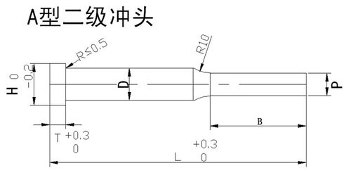 A冲常规T冲五金模具冲针冲头SKH51 SKD11 SKH9非标定制各类冲针 - 图3