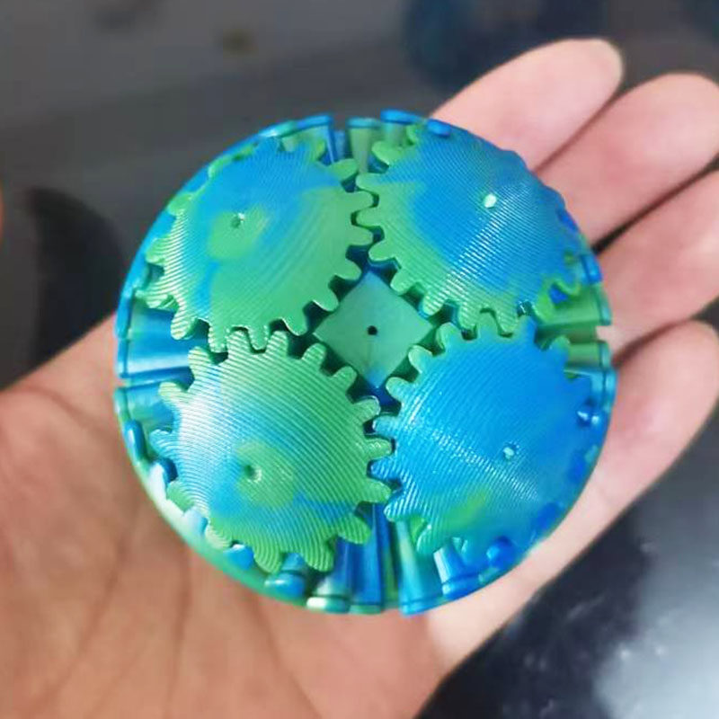 旋转齿轮球魔方儿童益智玩具解压3D打印百变创意立体指尖球形积木,淘宝优惠券,粉丝福利购,淘宝优惠卷