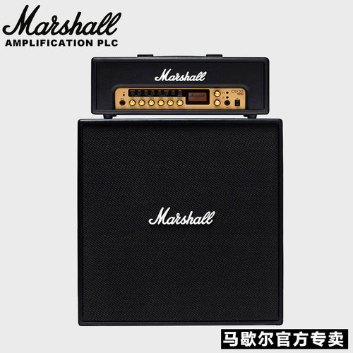 MARSHALL马歇尔电吉他分体音箱CODE100H+CODE212箱体数字蓝牙音箱-图1