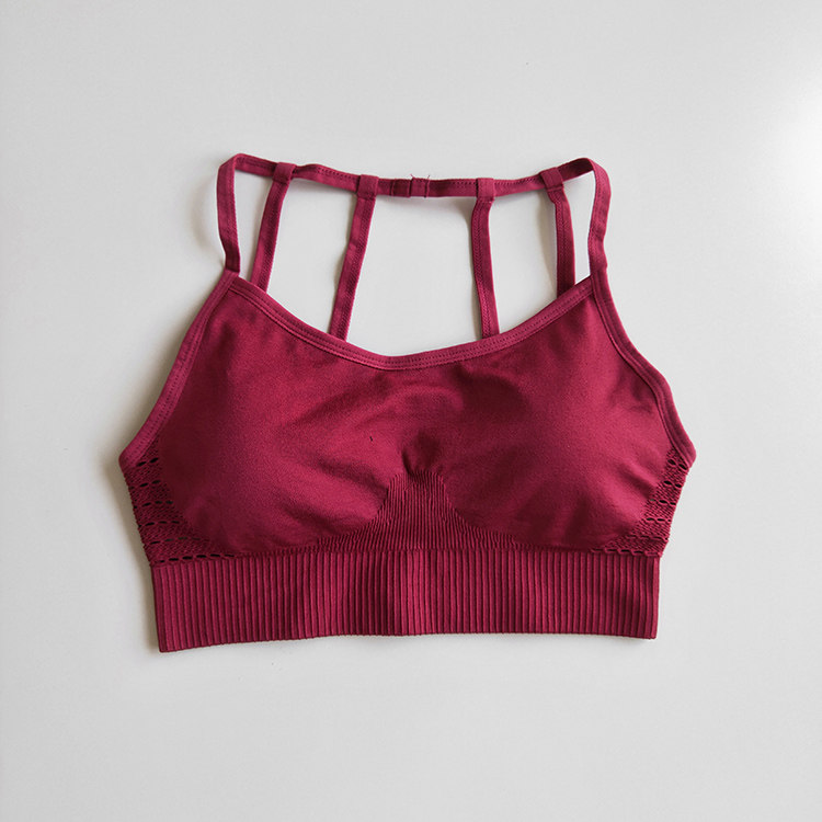 清仓处理美背四根带运动文胸透气定型跑步瑜伽健身bra女背心内衣