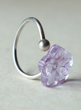 女镀18k金轻奢气质戒指原创设计