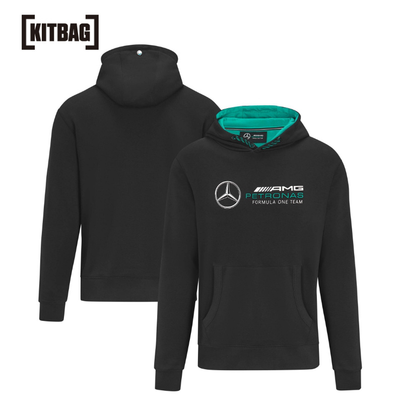 梅赛德斯奔驰 AMG Petronas F1 Logo连帽运动衫-图3