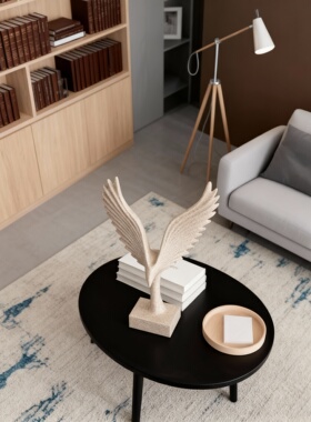 简约现代飞鸟树脂摆件乔迁送礼