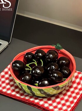 创意水果造型陶瓷碗装饰摆件