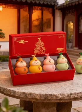 新中式葫芦树脂摆件乔迁礼盒