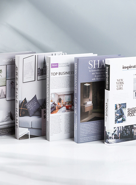 杂志家居摆件服装店柜台仿真书