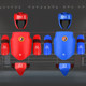 Complete set of Sanda protective gear for children and adults competition fighting