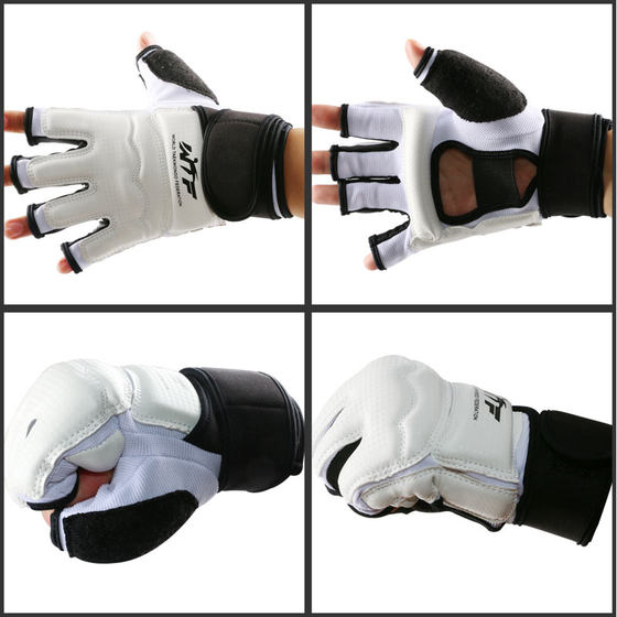 Professional Taekwondo hand and foot protection training players special protective suit boxing Sanda fighting protective gear protective gloves